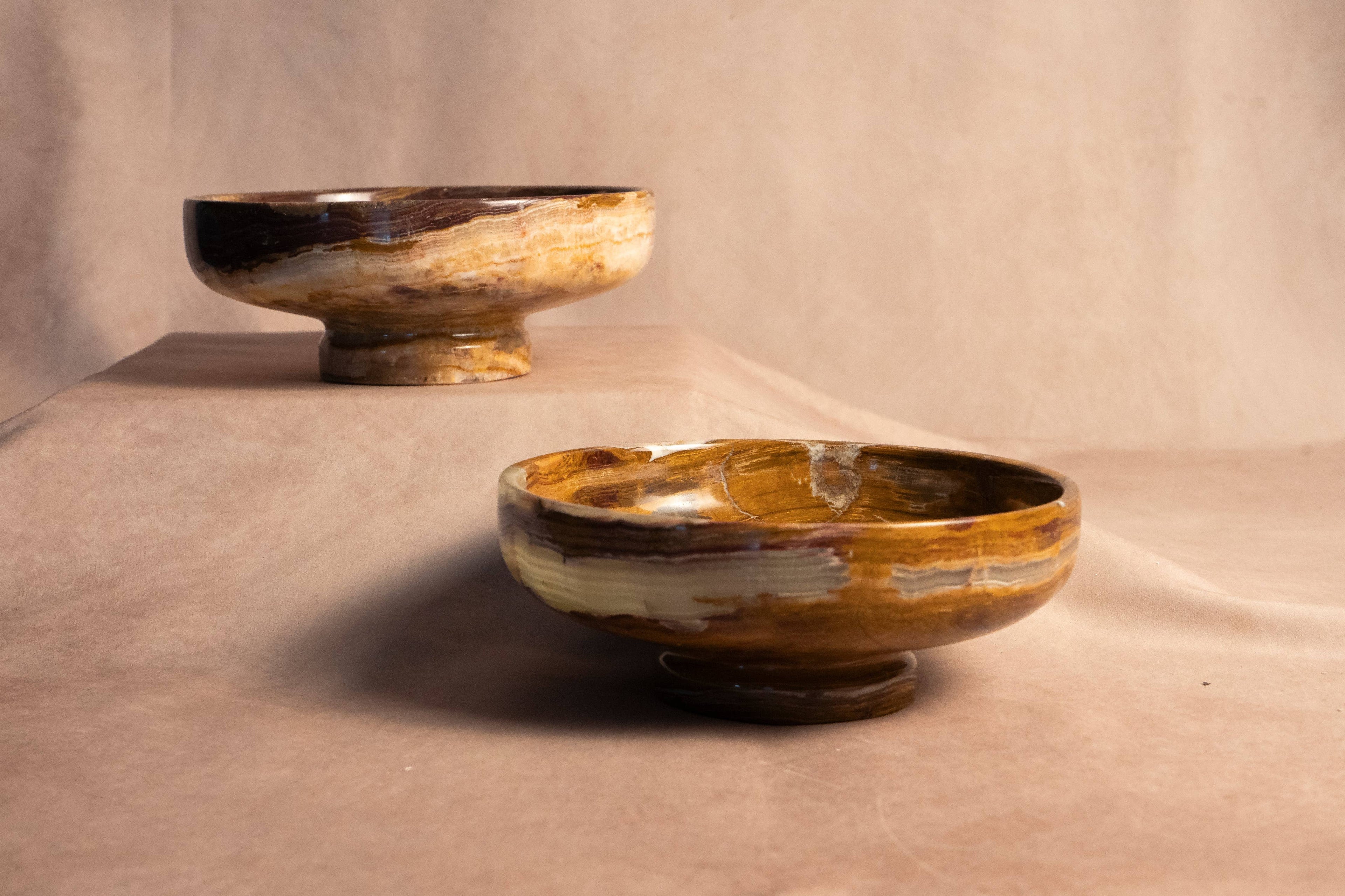 Bespoke Onyx Pedestal Bowl - Onyx