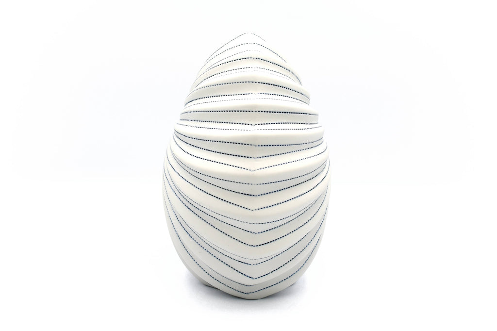 1279W26 Palm M-Handcrafted Porcelain Vase