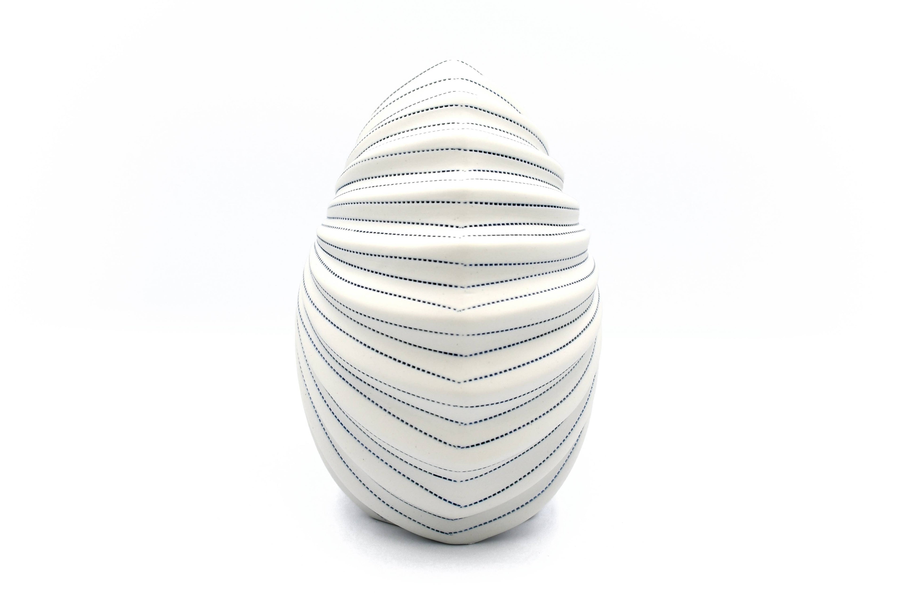 1279W26 Palm M-Handcrafted Porcelain Vase