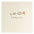 Birthday Fishes Card – Handfinshed UK Real Pencil Shavings