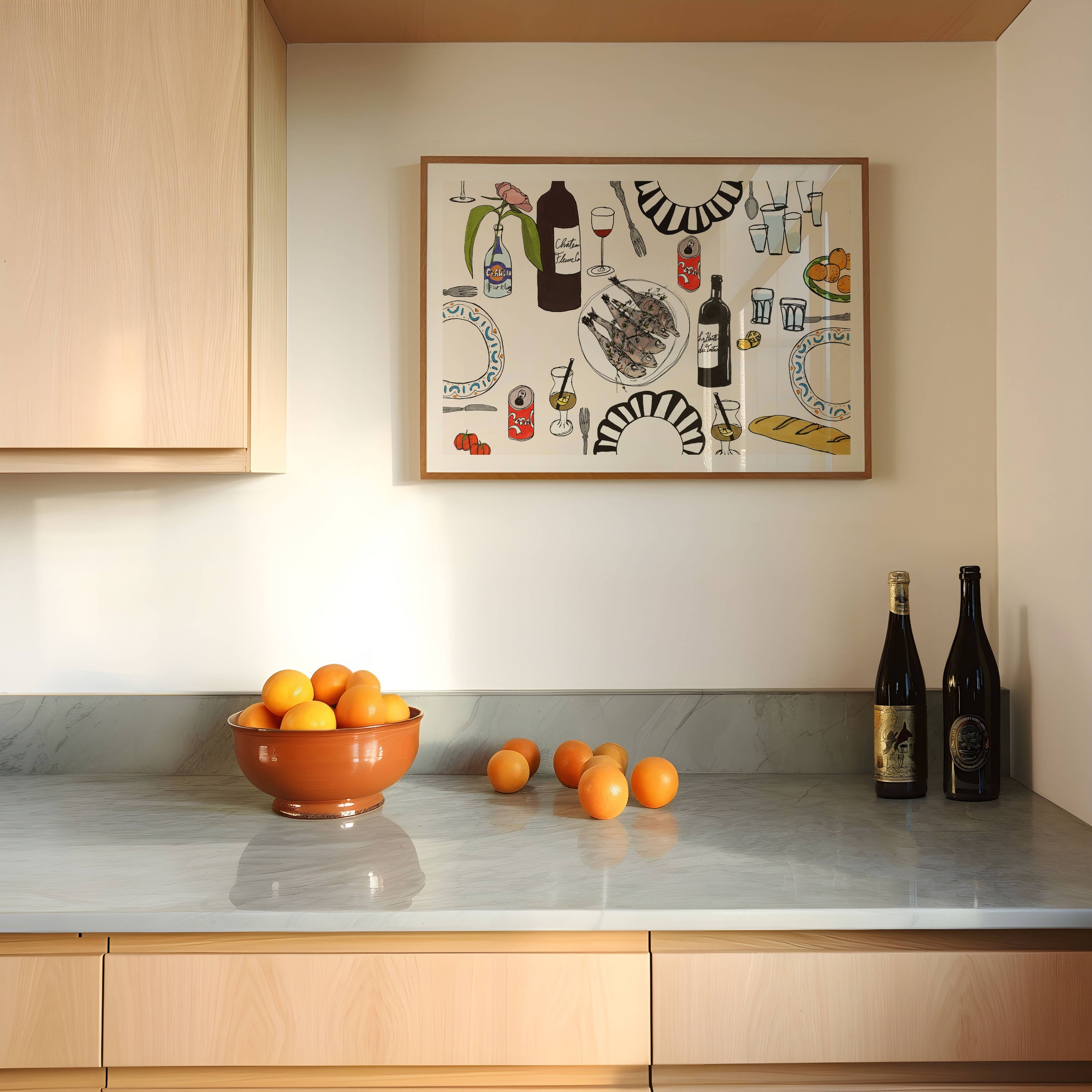 Coke and Smile Giclée Print: Dining Room Kitchen Wall Art