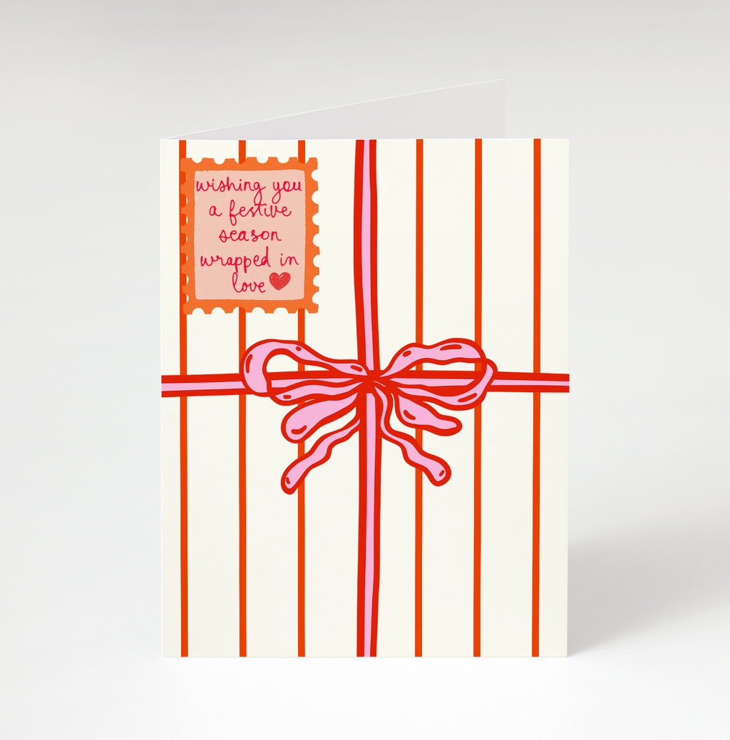 Wrapped in Love Holiday Card