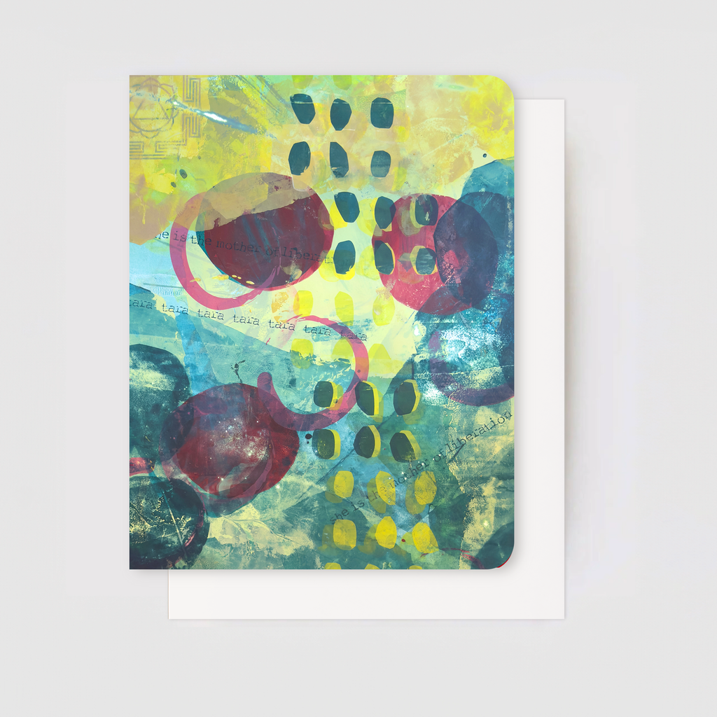 Elegant Meditative Art Card Set –On Being (5 Cards)