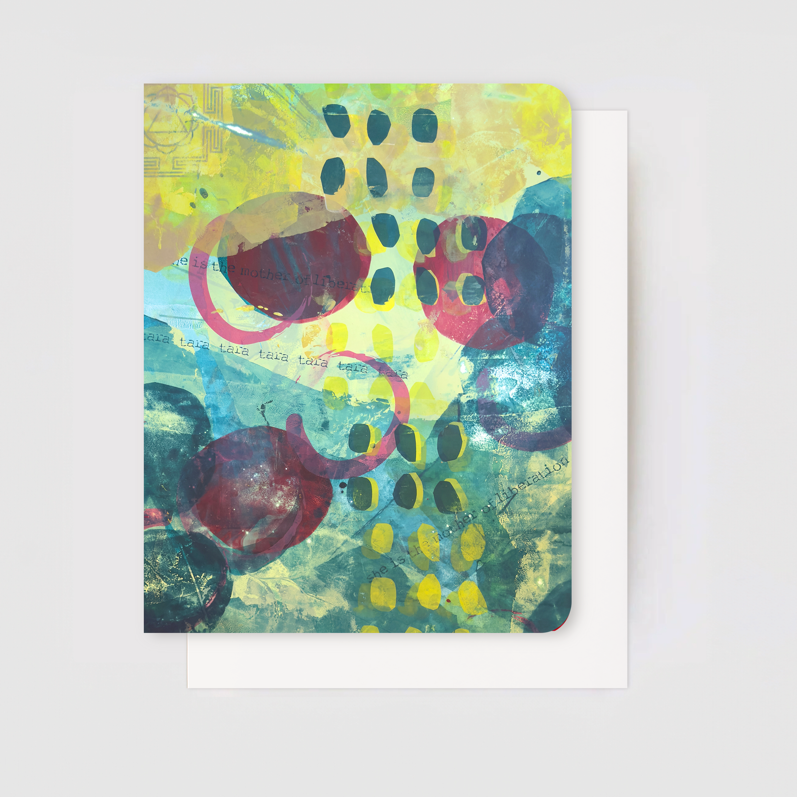 Elegant Meditative Art Card Set –On Being (5 Cards)