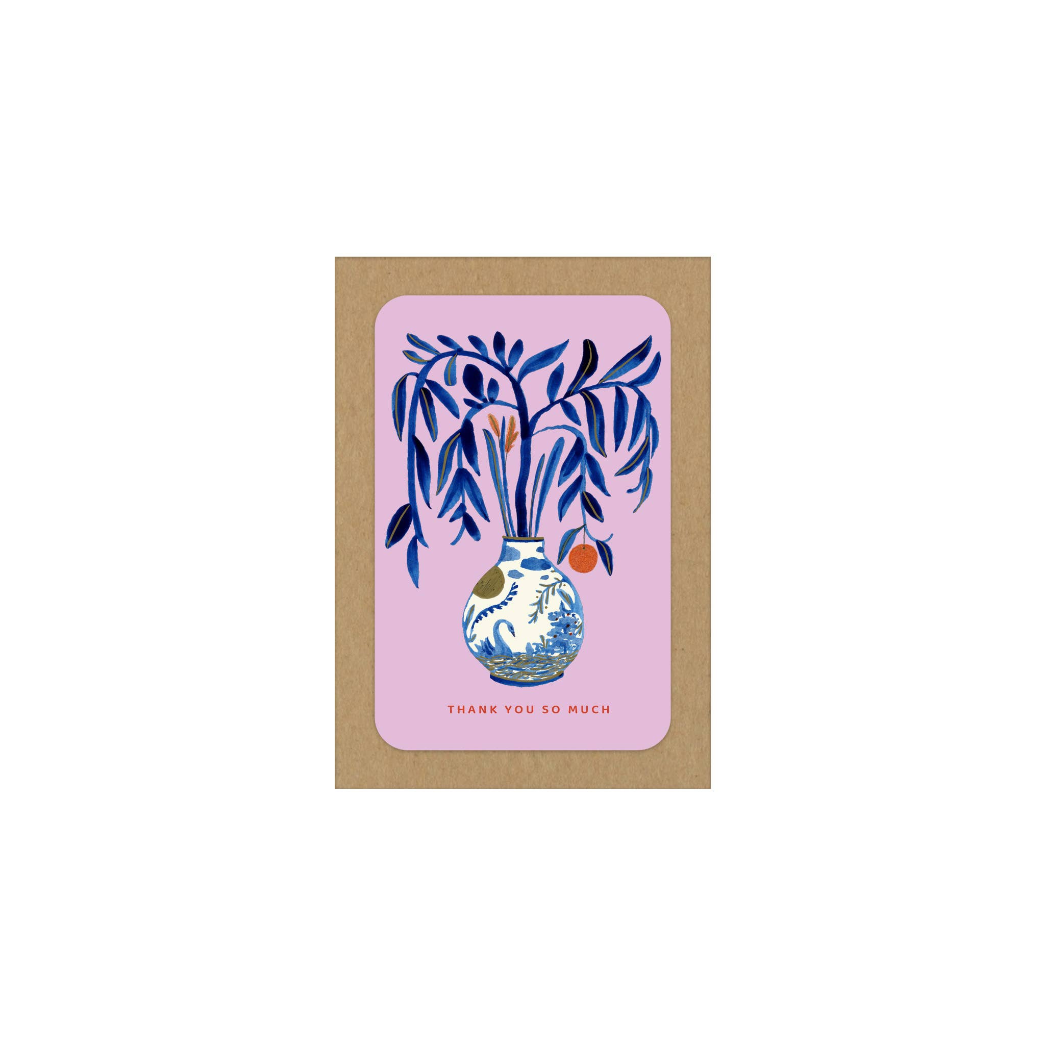 Swan Vase / Boxed Thank You Note Cards