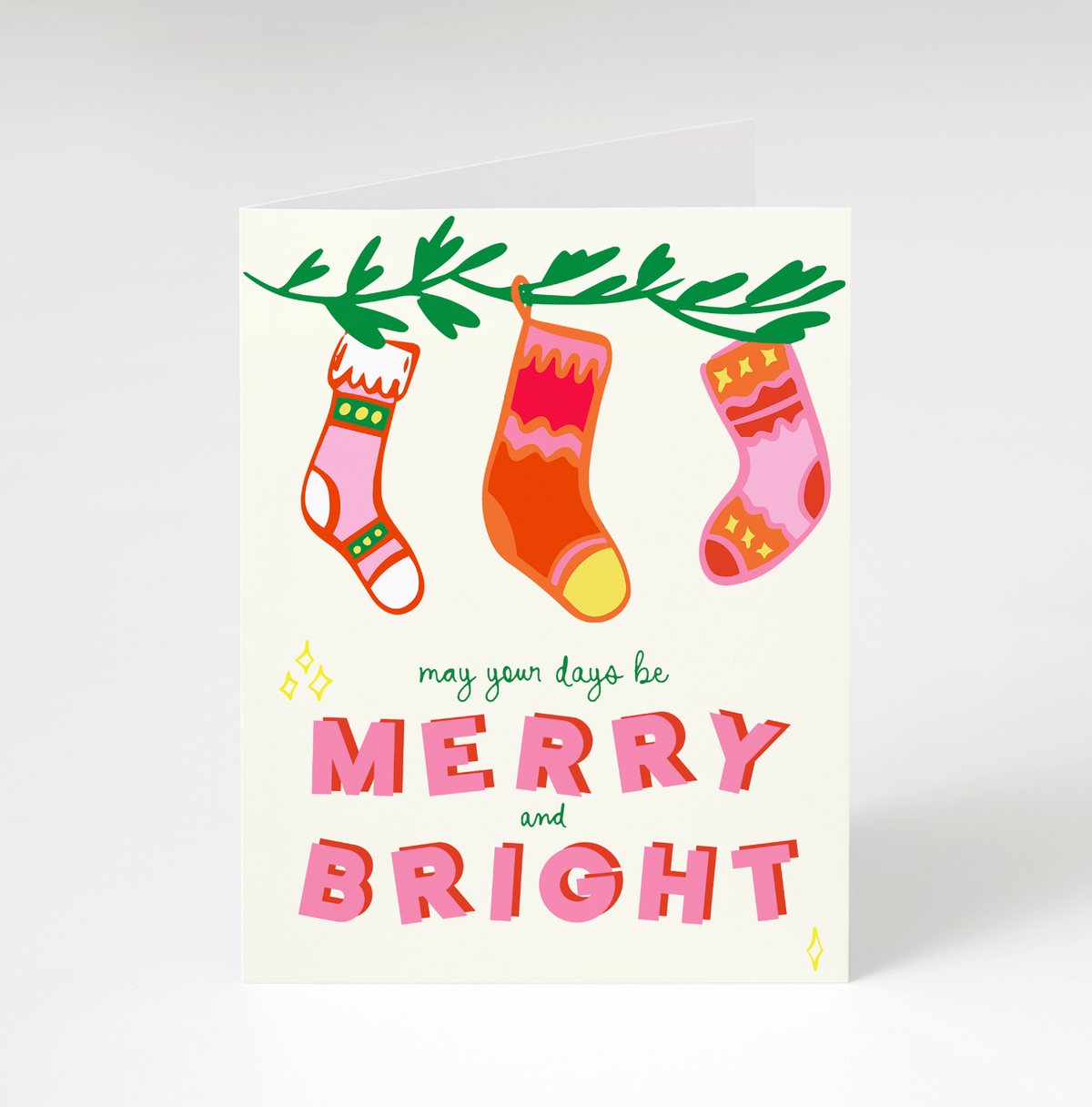 Merry & Bright Holiday Card